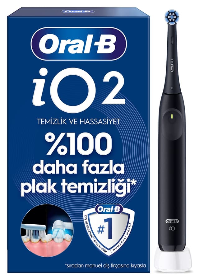 مسواک برقی شارژی مشکی Oral-B با 1 سری، استفاده تا 4 هفته با هر شارژ مسواک برقی شارژی مشکی Oral-B با 1 سری، استفاده تا 4 هفته با هر شارژ