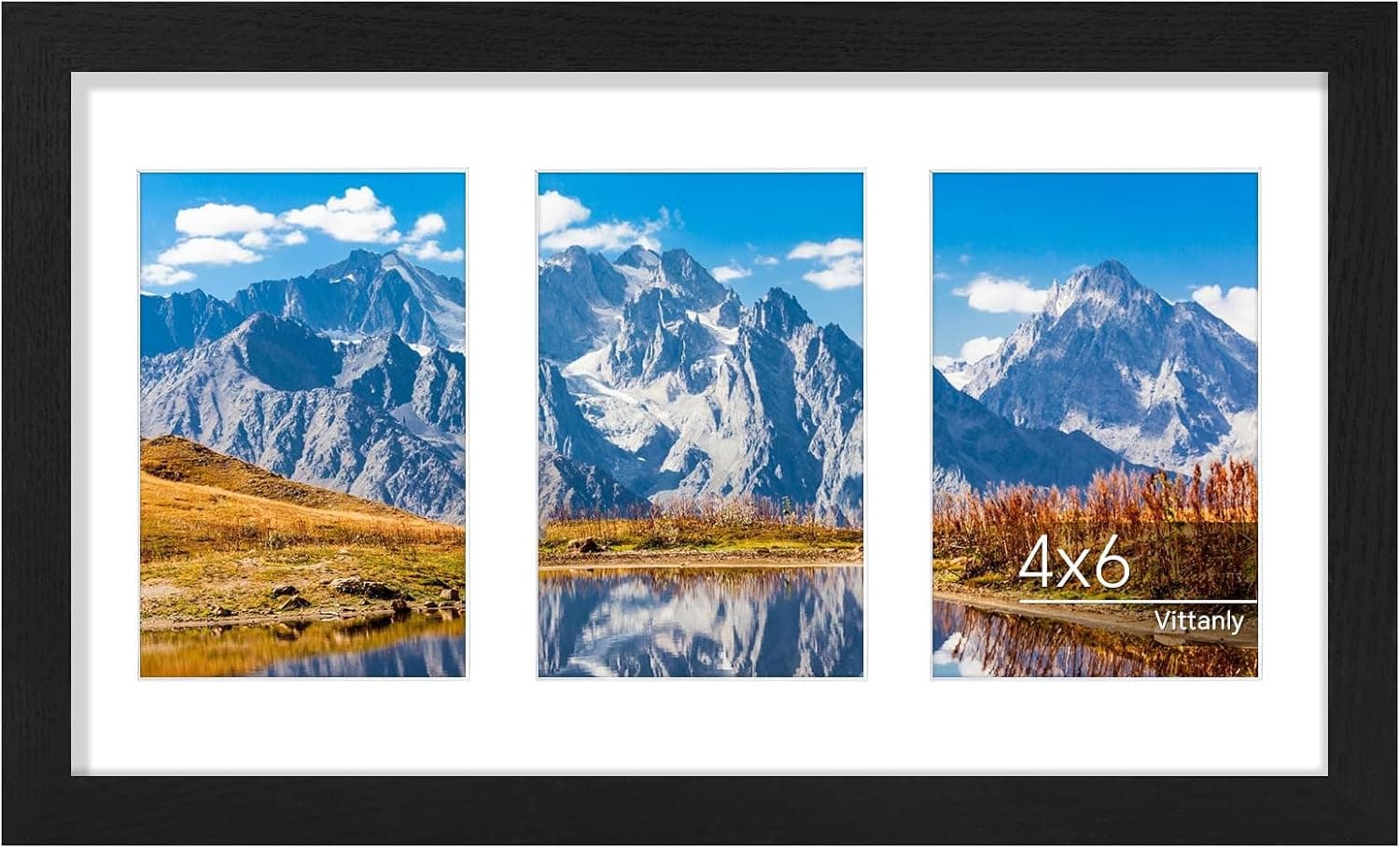 قاب عکس کلاژ Vittanly سایز 8x10 دیواری و رومیزی طبیعی روشن قاب عکس کلاژ Vittanly سایز 8x10 دیواری و رومیزی طبیعی روشن