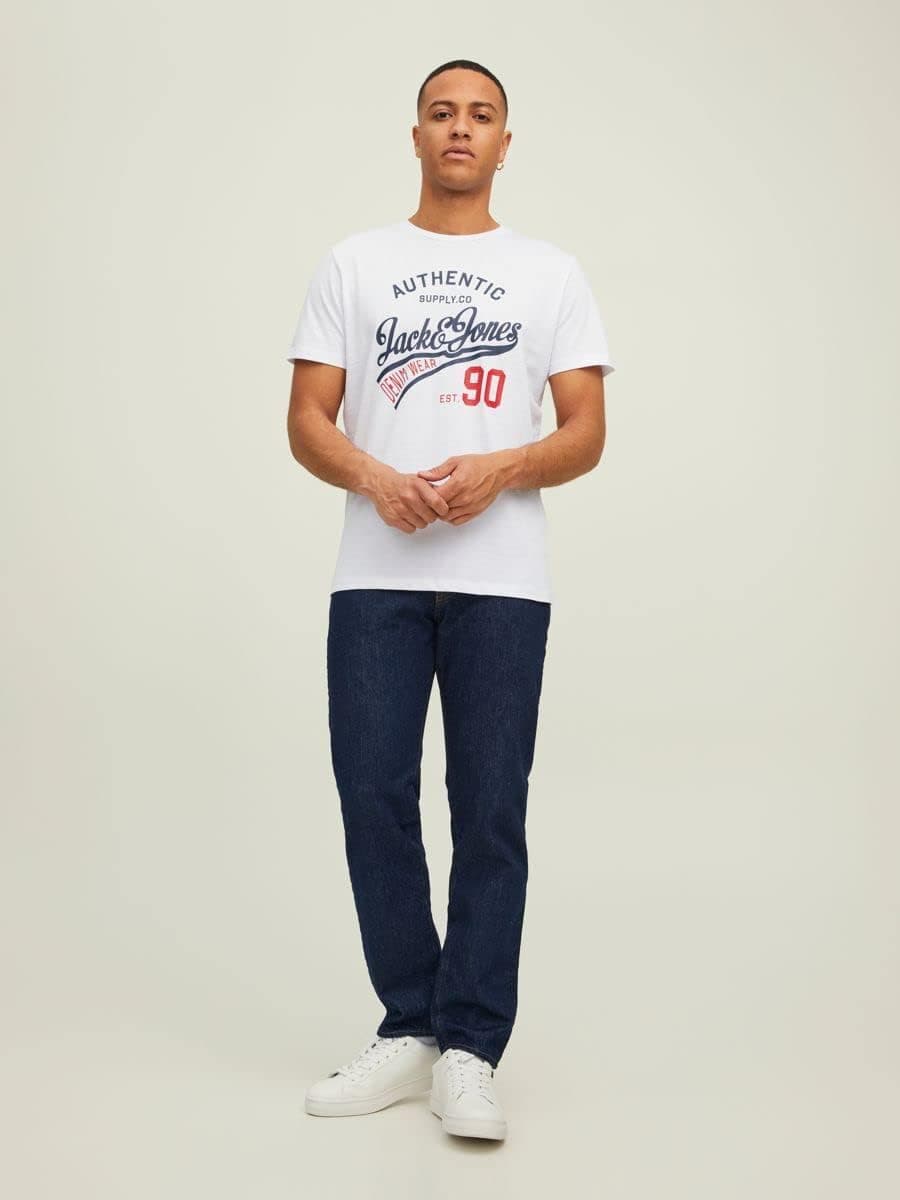 تیشرت مردانه JACK & JONES یقه گرد آستین کوتاه بسته 3 تایی مدل Jjethan تیشرت مردانه JACK & JONES یقه گرد آستین کوتاه بسته 3 تایی مدل Jjethan