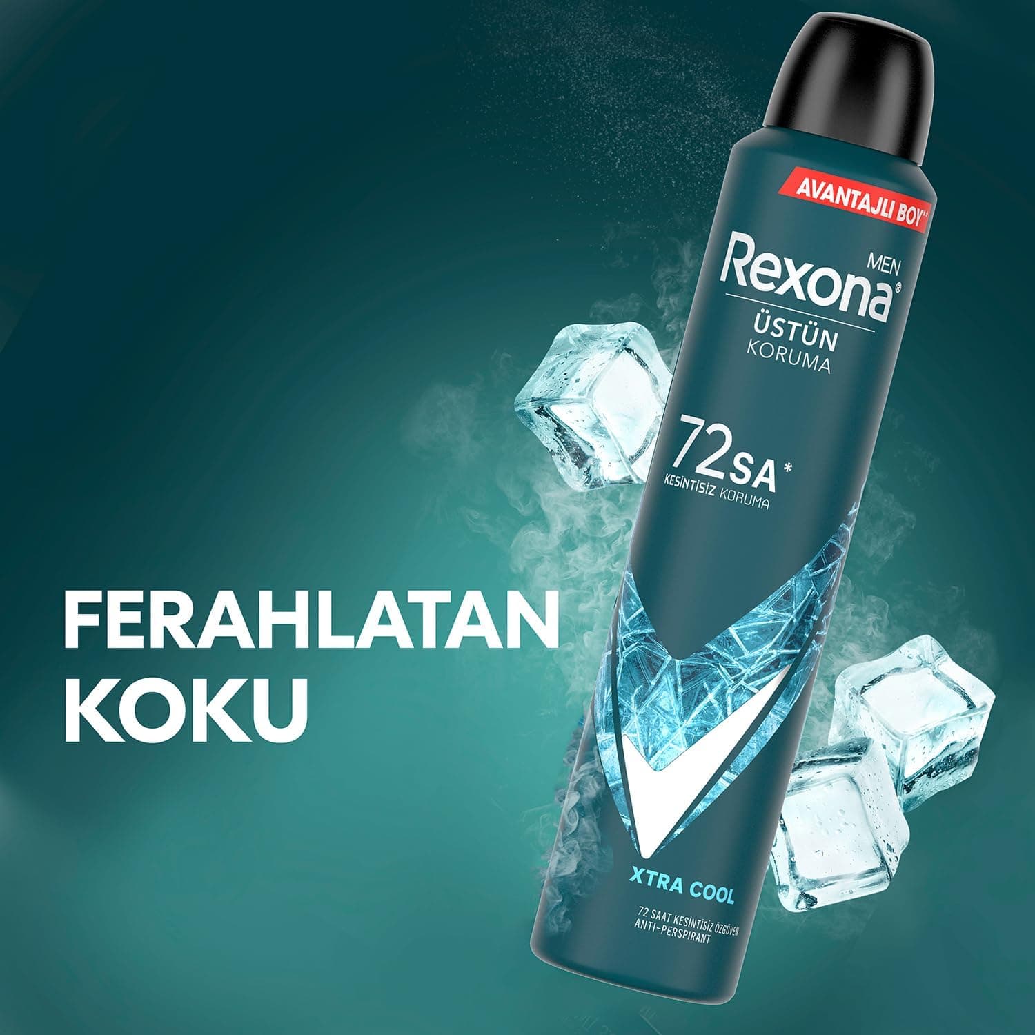 اسپری دئودورانت مردانه Rexona Xtra Cool با محافظت ۷۲ ساعته 200 ml اسپری دئودورانت مردانه Rexona Xtra Cool با محافظت ۷۲ ساعته 200 ml