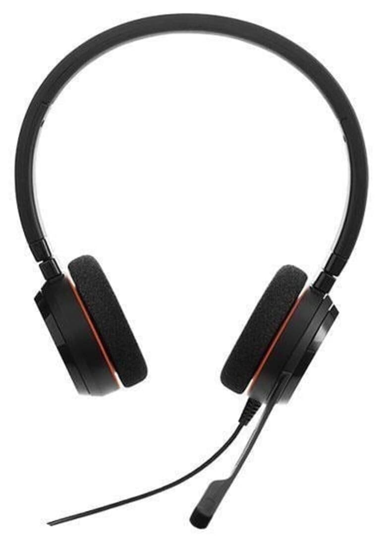 هدفون روی گوش با میکروفون Jabra مدل Evolve 20 Duo USB-C/A MS هدفون روی گوش با میکروفون Jabra مدل Evolve 20 Duo USB-C/A MS