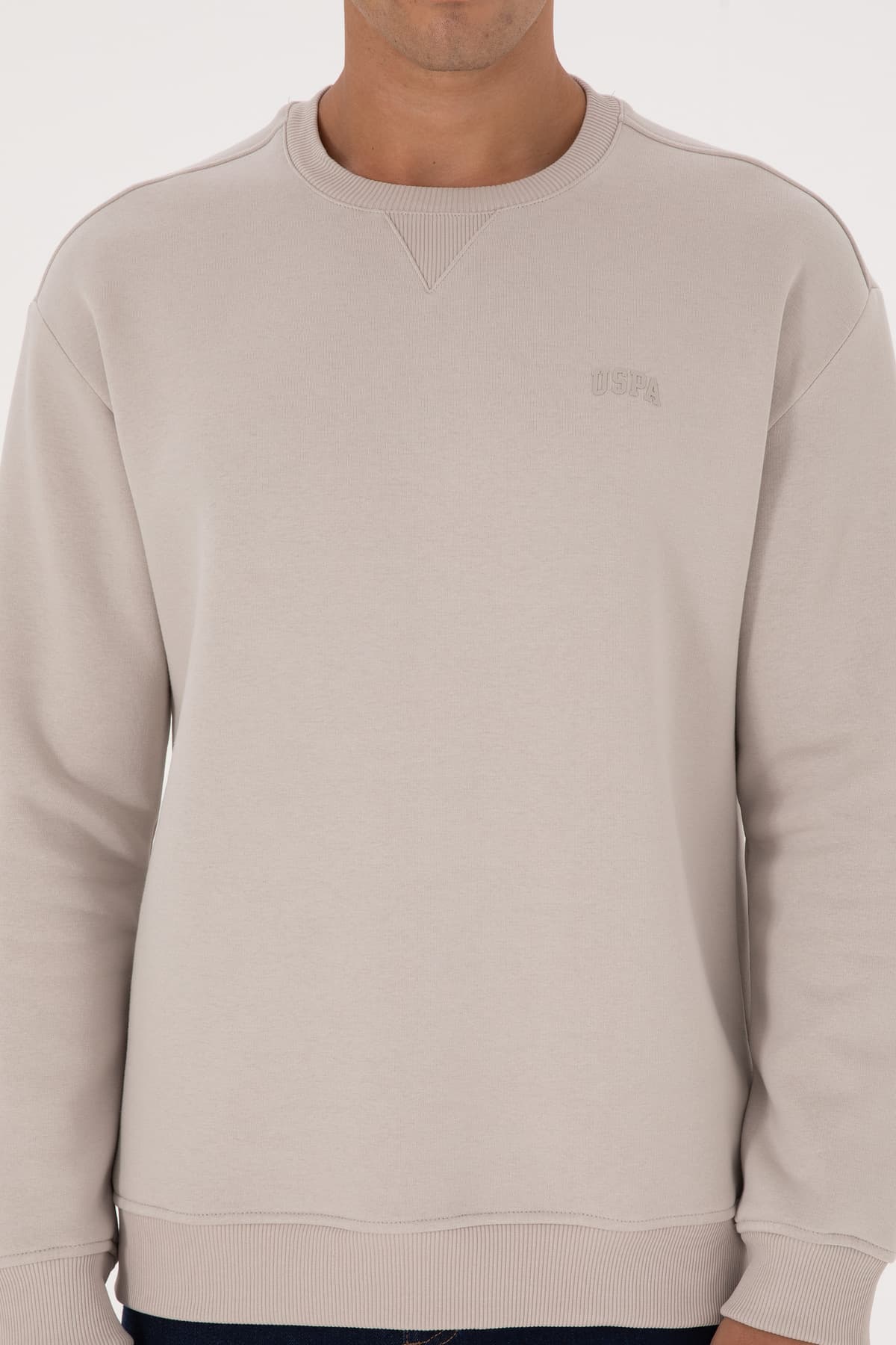 سوئیشرت مردانه U.S. Polo Assn. فیت راحت یقه گرد شاردوندار سنگی Basic مدل 50313757-VR049 سوئیشرت مردانه U.S. Polo Assn. فیت راحت یقه گرد شاردوندار سنگی Basic مدل 50313757-VR049