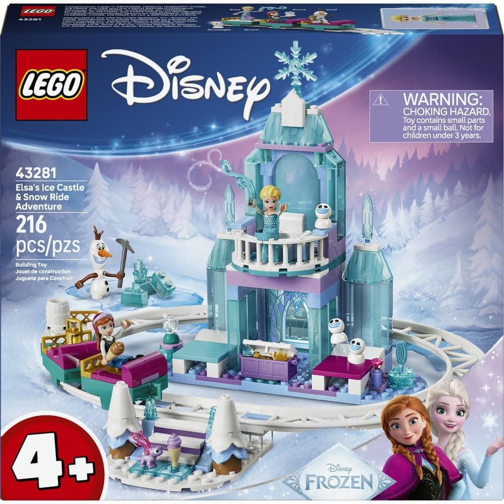 لگو Disney قلعه یخی السا و سواری برفی مدل 43281 لگو Disney قلعه یخی السا و سواری برفی مدل 43281