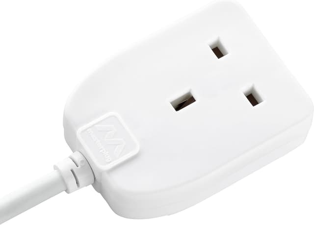 سیم افزایش برق تک پریز Masterplug بدون کلید 10 متری سفید مدل BOG10 سیم افزایش برق تک پریز Masterplug بدون کلید 10 متری سفید مدل BOG10