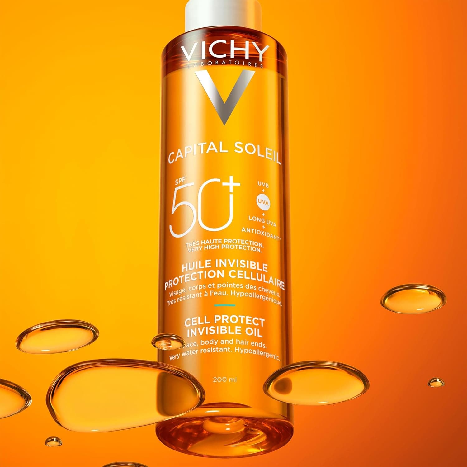 روغن ضدآفتاب VICHY Capital Soleil Cell Protect SPF 50 200 ml روغن ضدآفتاب VICHY Capital Soleil Cell Protect SPF 50 200 ml