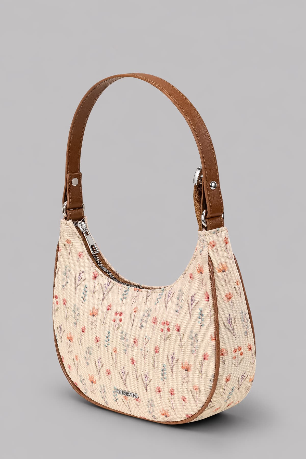 کیف دوشی زنانه Housebags کانواس طرح گل مدل Ivory Bloom Bag کیف دوشی زنانه Housebags کانواس طرح گل مدل Ivory Bloom Bag