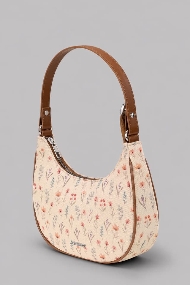 کیف دوشی زنانه Housebags کانواس طرح گل مدل Ivory Bloom Bag کیف دوشی زنانه Housebags کانواس طرح گل مدل Ivory Bloom Bag