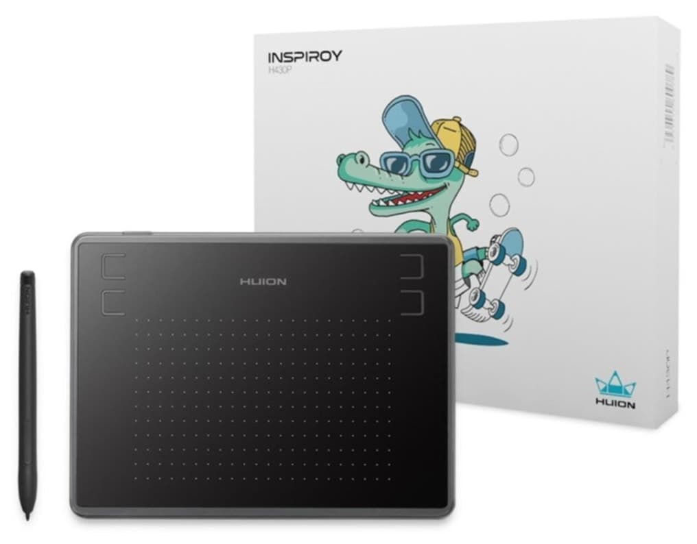 تبلت طراحی دیجیتال Huion مدل H430p بدون نیاز به شارژ تبلت طراحی دیجیتال Huion مدل H430p بدون نیاز به شارژ