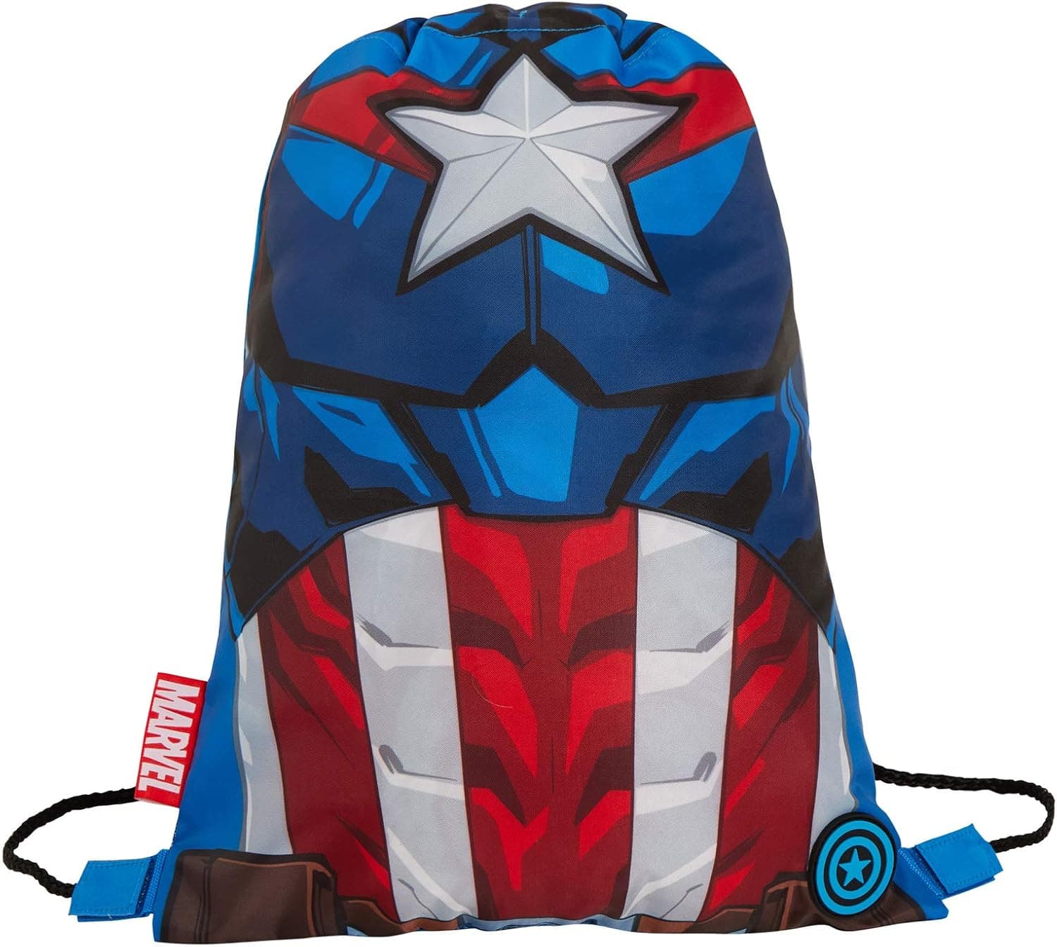 کولهپشتی ورزشی پسرانه Marvel با بند کشی Captain America مدل Avengers کولهپشتی ورزشی پسرانه Marvel با بند کشی Captain America مدل Avengers