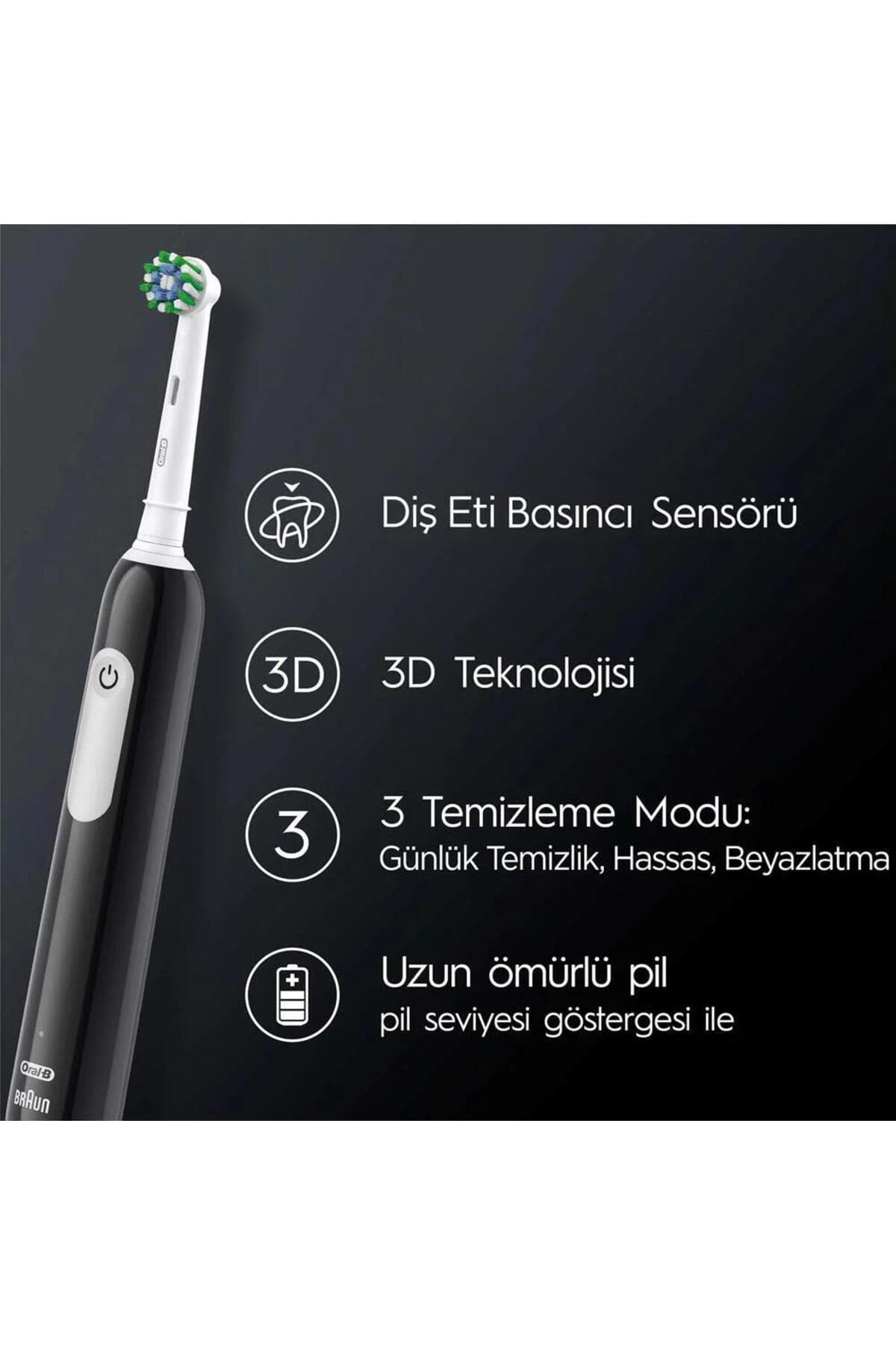 مسواک شارژی Oral-B صورتی سری Pro 1 مسواک شارژی Oral-B صورتی سری Pro 1