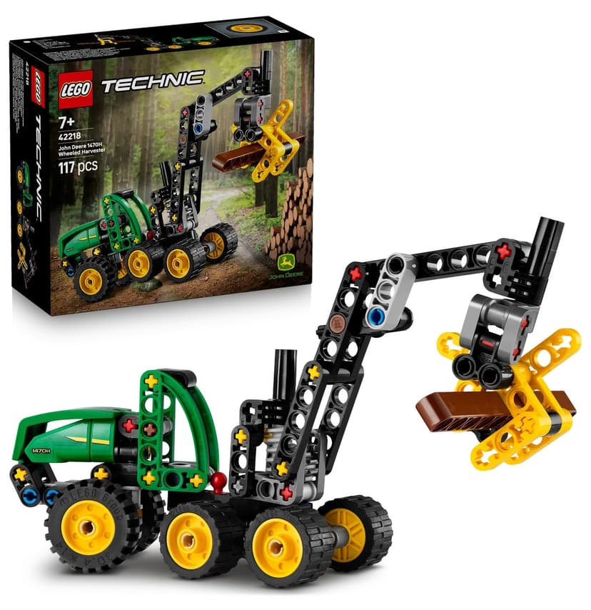 لگو Technic کودکان بالای 7 سال ماشین جنگلداری چرخدار John Deere 1470H مدل 42218 (117P) لگو Technic کودکان بالای 7 سال ماشین جنگلداری چرخدار John Deere 1470H مدل 42218 (117P)