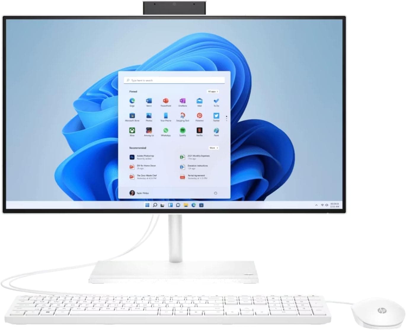 کامپیوتر همهکاره HP 23.8 اینچ Core i5-1335U 16GB 512GB SSD سفید کامپیوتر همهکاره HP 23.8 اینچ Core i5-1335U 16GB 512GB SSD سفید