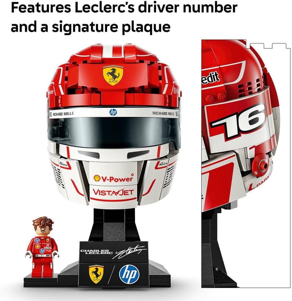 لگو Editions Scuderia Ferrari HP Charles Leclerc کلاه مدل 43014 لگو Editions Scuderia Ferrari HP Charles Leclerc کلاه مدل 43014