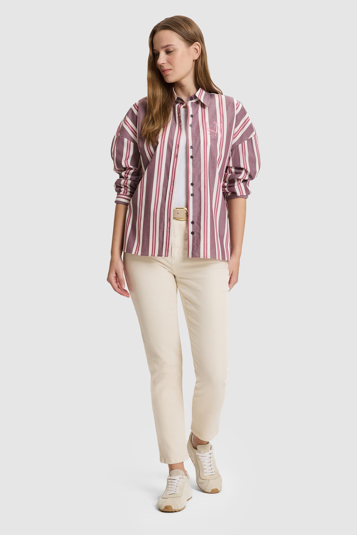 پیراهن زنانه U.S. Polo Assn. آستین بلند رنگ زرشکی مدل 50332418-VR180 پیراهن زنانه U.S. Polo Assn. آستین بلند رنگ زرشکی مدل 50332418-VR180