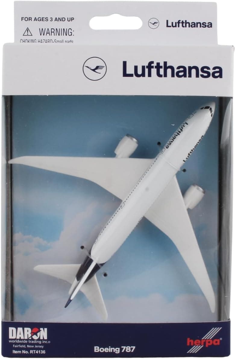 هواپیما اسباببازی Daron Planes Lufthansa 787 تکی مدل RT4136 هواپیما اسباببازی Daron Planes Lufthansa 787 تکی مدل RT4136