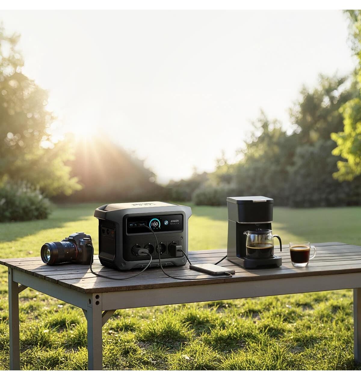 پاور استیشن Anker SOLIX C1000X Gen2 1024Wh 2000W مدل A1763 پاور استیشن Anker SOLIX C1000X Gen2 1024Wh 2000W مدل A1763
