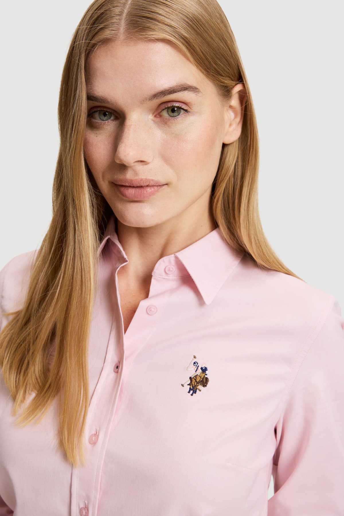 پیراهن زنانه U.S. Polo Assn. آستینبلند صورتی روشن مدل 50329503-VR078 پیراهن زنانه U.S. Polo Assn. آستینبلند صورتی روشن مدل 50329503-VR078