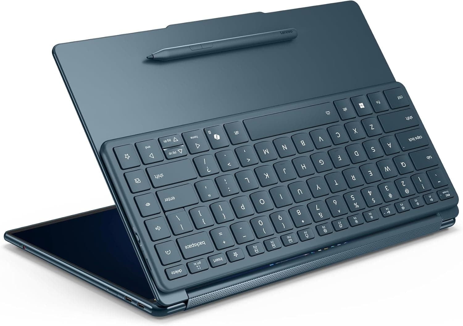 لپتاپ Lenovo Yoga Book 9 دو نمایشگر 14" OLED لمسی 2.8K مدل 14IAH10 کد 83KJ0047AX لپتاپ Lenovo Yoga Book 9 دو نمایشگر 14" OLED لمسی 2.8K مدل 14IAH10 کد 83KJ0047AX