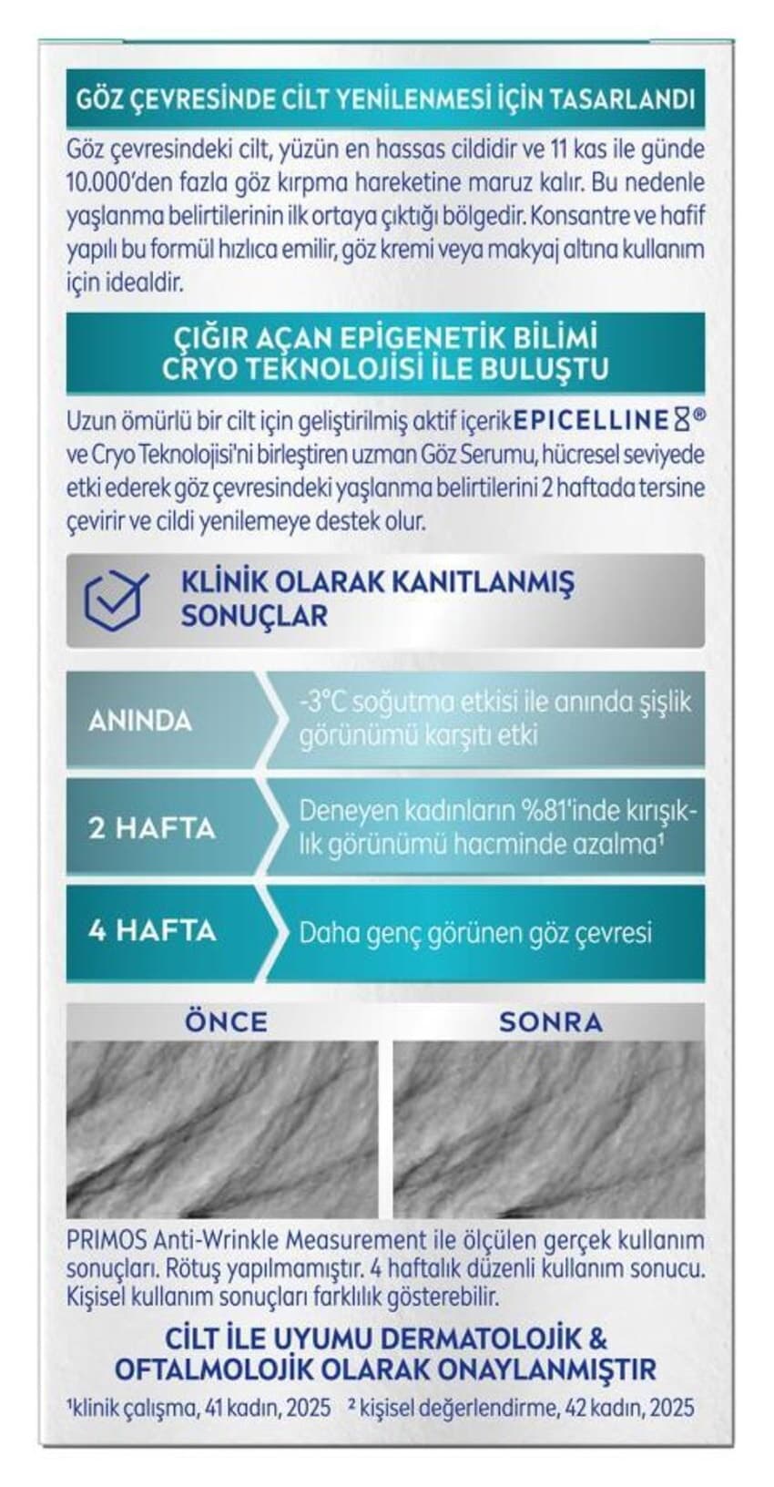 سرم دور چشم NIVEA Epigenetics 15ml احیاکننده ضد پیری با اثر خنککننده سرم دور چشم NIVEA Epigenetics 15ml احیاکننده ضد پیری با اثر خنککننده