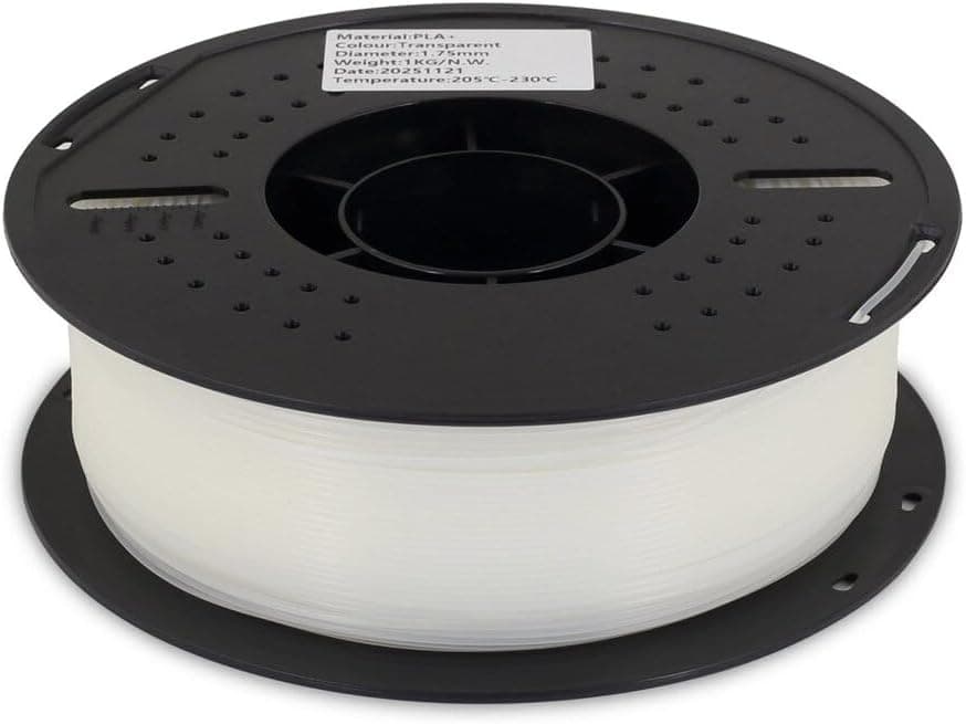فیلامنت FİLAMİX PLA+ شفاف 1.75mm 1kg مدل FLMX022 فیلامنت FİLAMİX PLA+ شفاف 1.75mm 1kg مدل FLMX022
