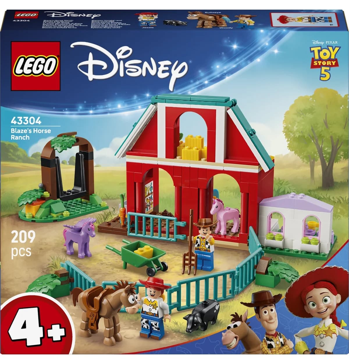 لگو Disney Pixar Toy Story 5 مدل 43304 Blaze در مزرعه 209P لگو Disney Pixar Toy Story 5 مدل 43304 Blaze در مزرعه 209P