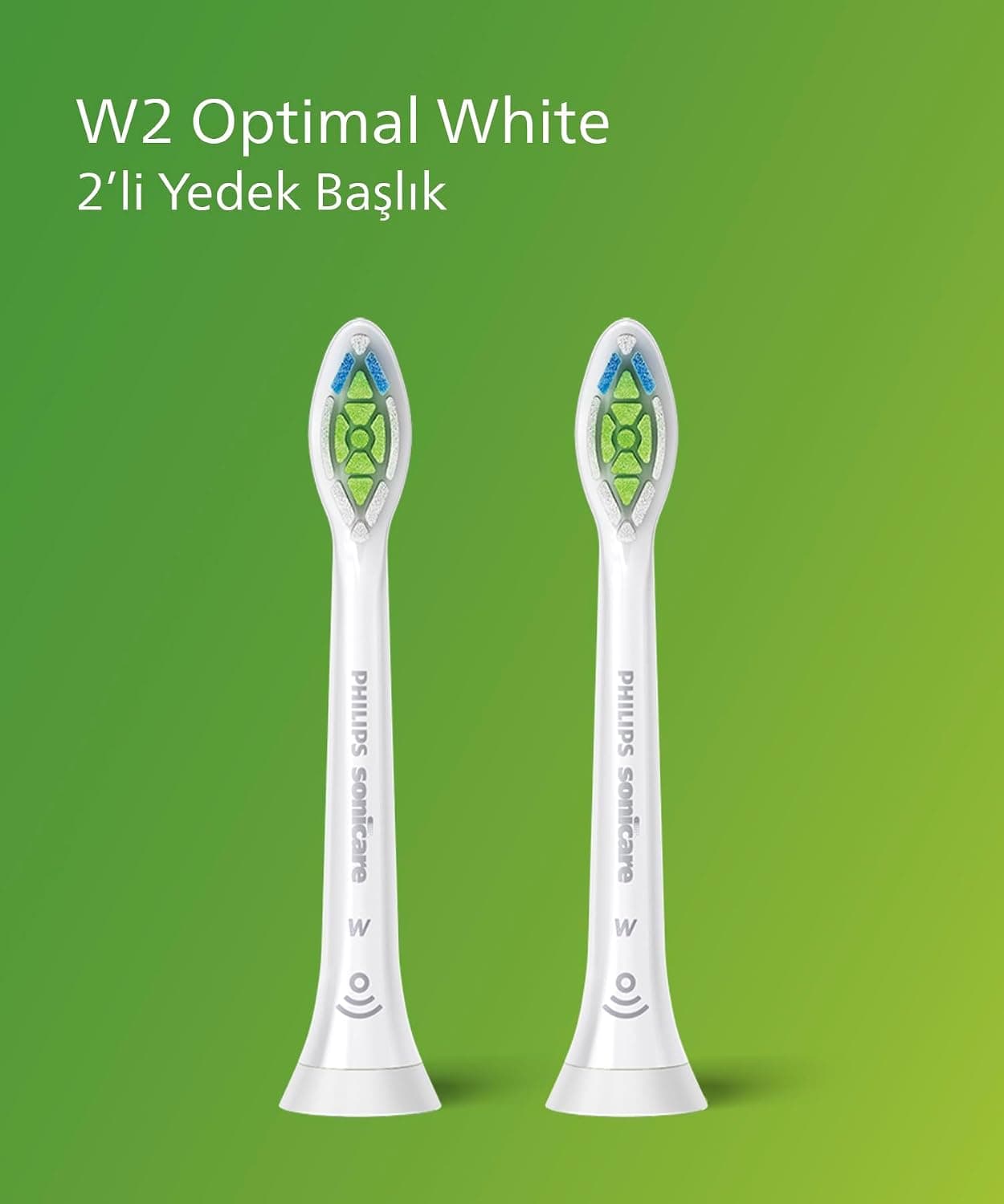 سری یدک مسواک PHILIPS Sonicare Optimal White با برس متوسطنرم سفید 2 عددی مدل HX6062/87 سری یدک مسواک PHILIPS Sonicare Optimal White با برس متوسطنرم سفید 2 عددی مدل HX6062/87