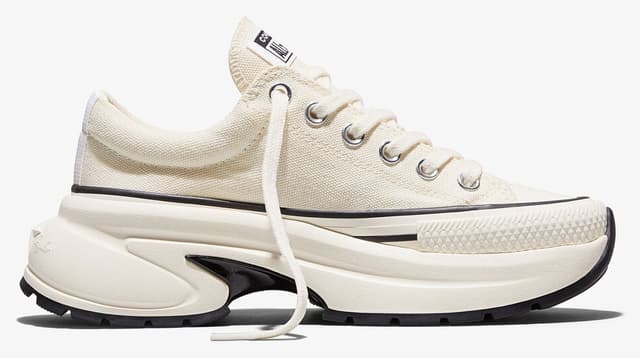 کفش اسنیکر یونیسکس Converse رنگ کرم مدل Run Star Crush کفش اسنیکر یونیسکس Converse رنگ کرم مدل Run Star Crush