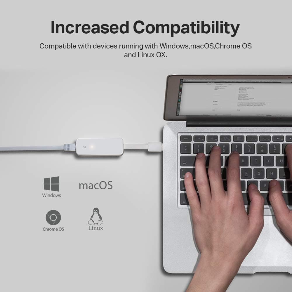 مبدل شبکه USB 3.0 به اترنت گیگابیتی TP-Link با درگاه RJ45 مدل UE300 مبدل شبکه USB 3.0 به اترنت گیگابیتی TP-Link با درگاه RJ45 مدل UE300