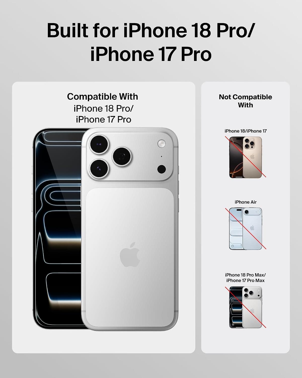 محافظ صفحه Belkin شیشه تمپرد iPhone 18 Pro / 17 Pro 2 عددی محافظ صفحه Belkin شیشه تمپرد iPhone 18 Pro / 17 Pro 2 عددی