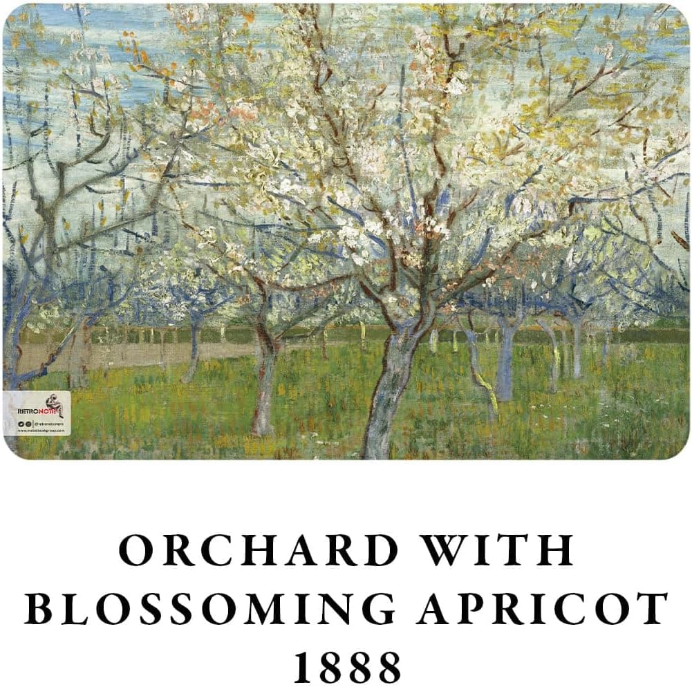 مجموعه 4 عددی دفتر یادداشت Retronote Van Gogh از سری Blooming Series بدون خط، 64 صفحه، 10.5x14 cm مجموعه 4 عددی دفتر یادداشت Retronote Van Gogh از سری Blooming Series بدون خط، 64 صفحه، 10.5x14 cm