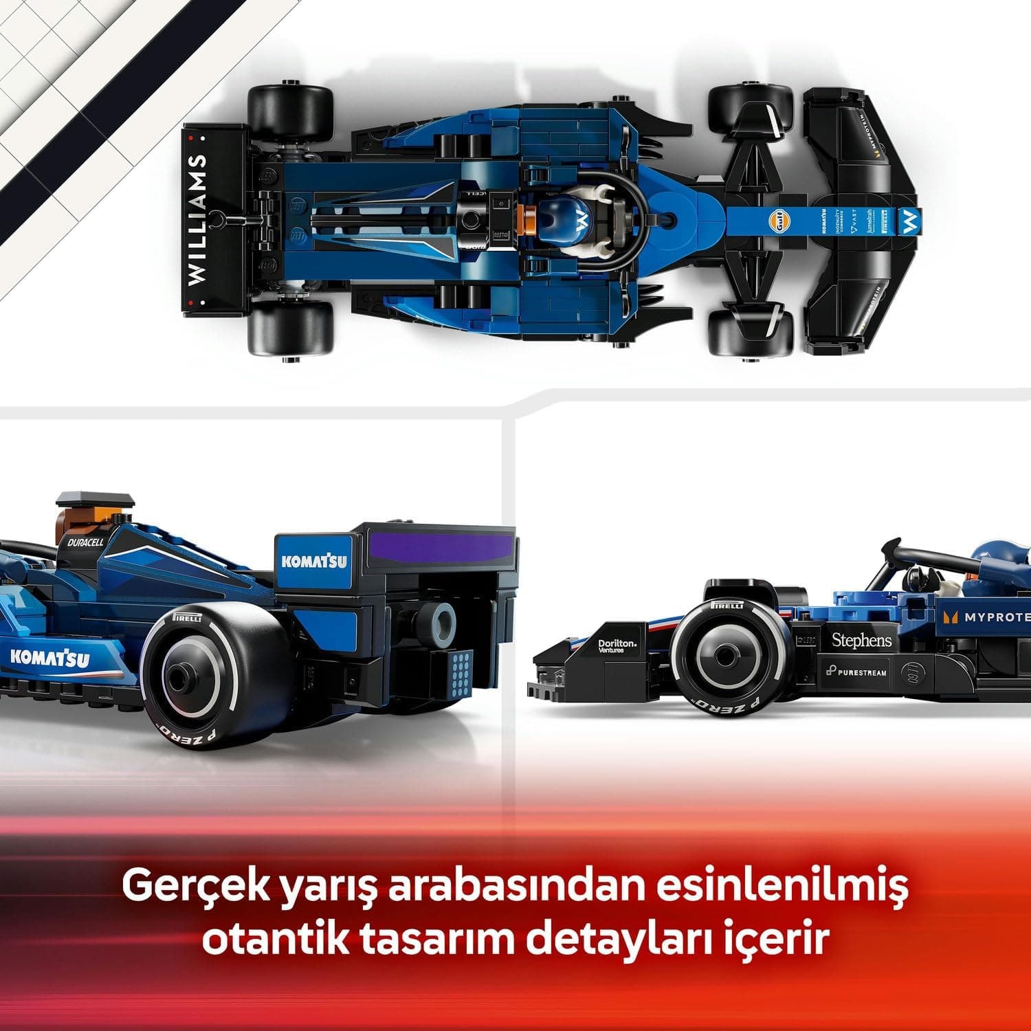 لگو Speed Champions Williams Racing FW46 ماشین مسابقه فرمول یک مدل 77249 لگو Speed Champions Williams Racing FW46 ماشین مسابقه فرمول یک مدل 77249