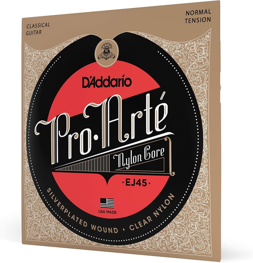 ست سیم گیتار کلاسیک D'Addario Pro-Arte با روکش نقرهای مدل EJ45 ست سیم گیتار کلاسیک D'Addario Pro-Arte با روکش نقرهای مدل EJ45