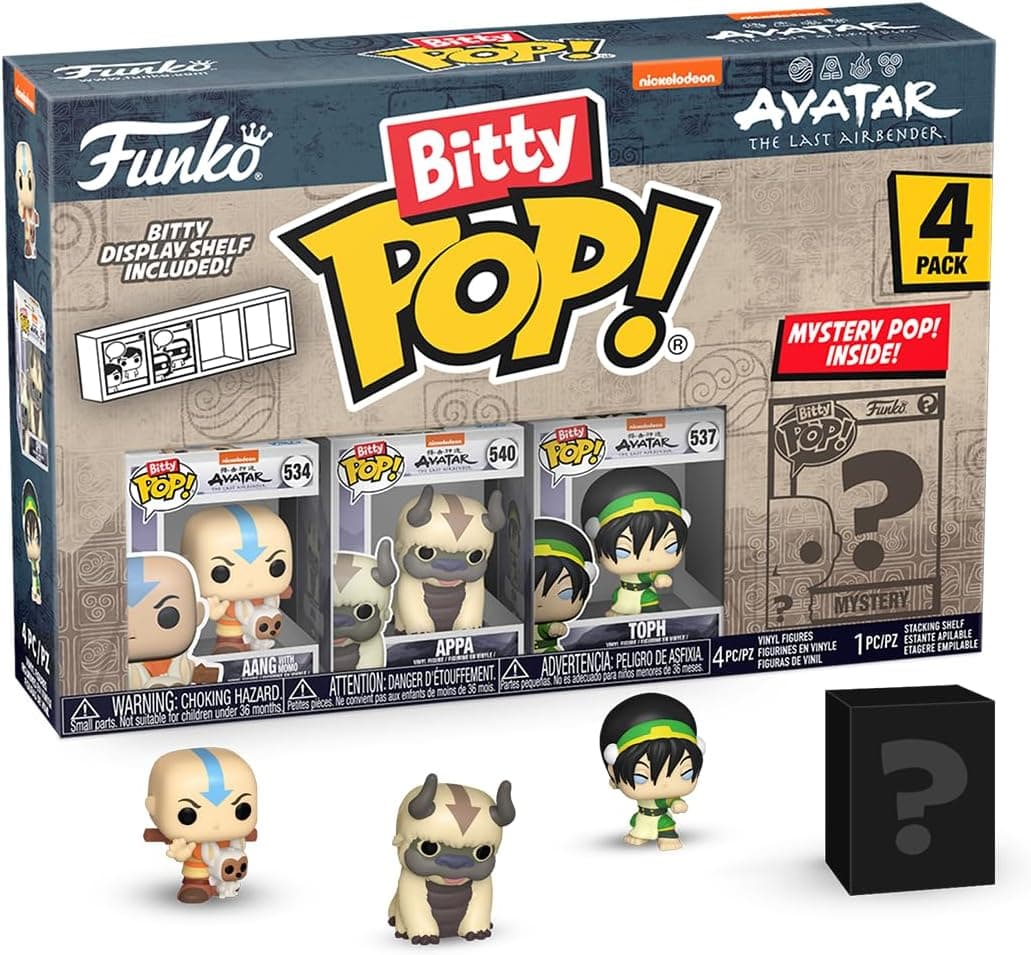 مینی فیگور Funko Bitty Pop! Avatar: The Last Airbender بسته 4 تایی مینی فیگور Funko Bitty Pop! Avatar: The Last Airbender بسته 4 تایی