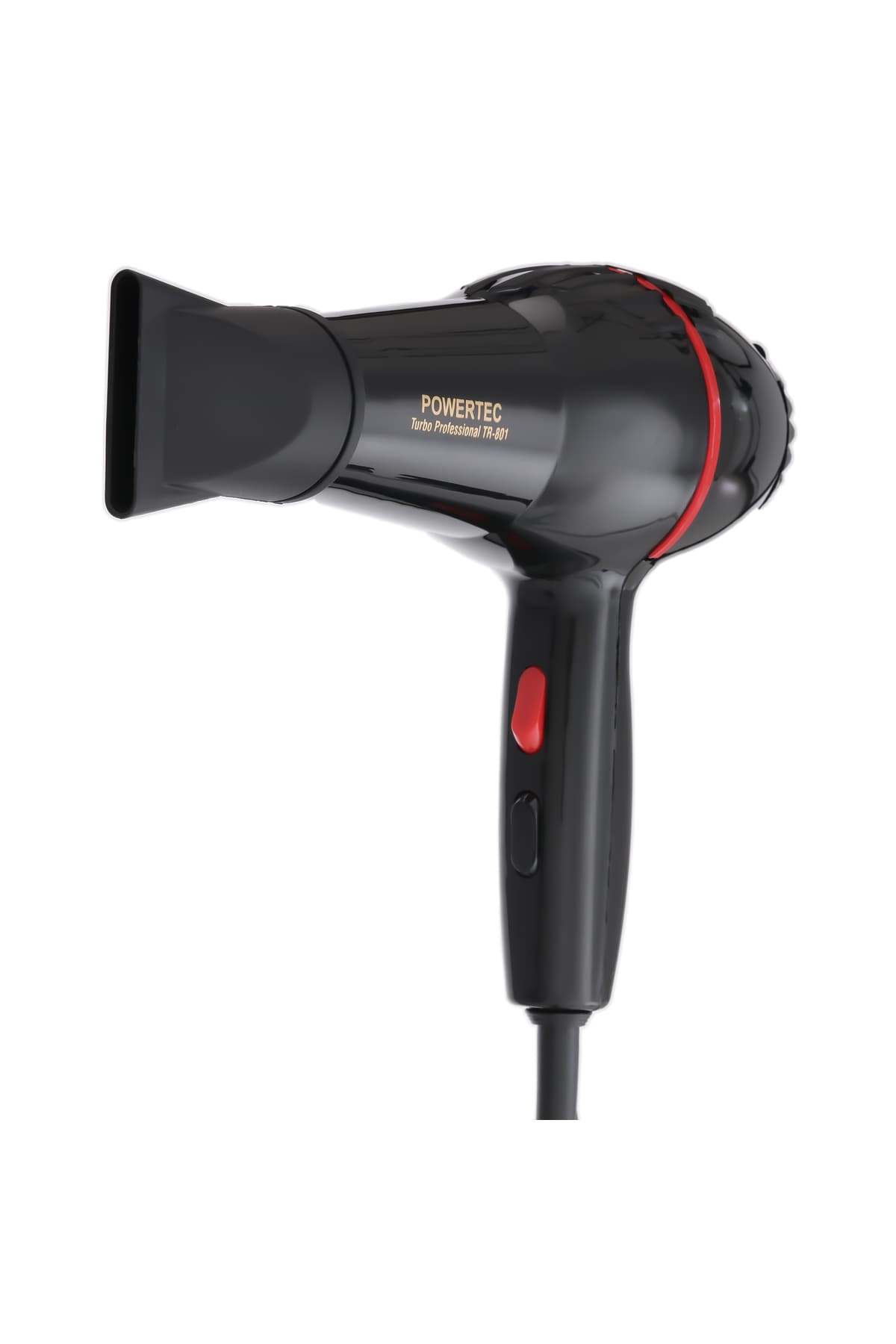 سشوار حرفهای Powertec مشکی مدل Tr-801 سشوار حرفهای Powertec مشکی مدل Tr-801