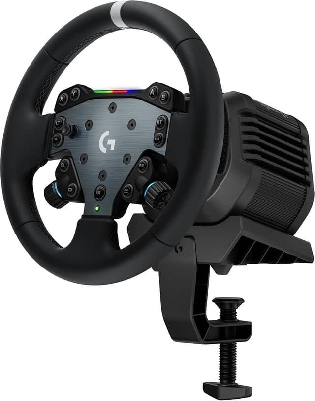 ست فرمان شبیهساز رانندگی سهتکه Logitech G RS50 با پایه Direct Drive 8 Nm، هاب 13 دکمهای و فرمان گرد 11-inch مناسب PS5، PS4 و PC ست فرمان شبیهساز رانندگی سهتکه Logitech G RS50 با پایه Direct Drive 8 Nm، هاب 13 دکمهای و فرمان گرد 11-inch مناسب PS5، PS4 و PC