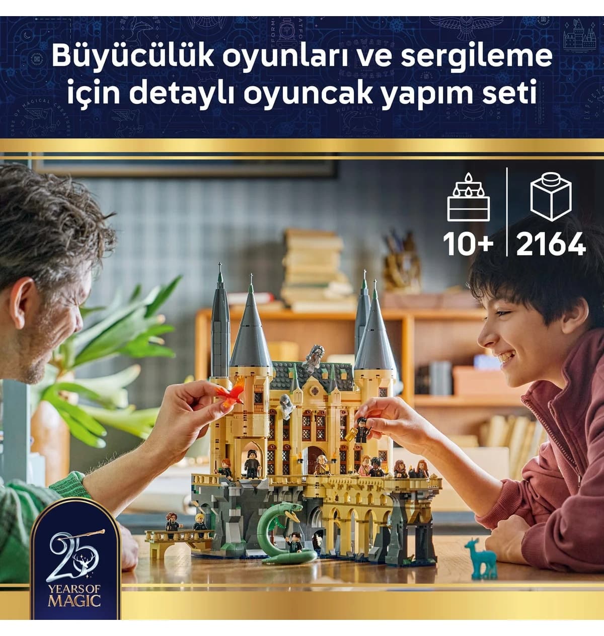 لگو 76473 Harry Potter قلعه Hogwarts بال شرقی 2164 قطعه لگو 76473 Harry Potter قلعه Hogwarts بال شرقی 2164 قطعه