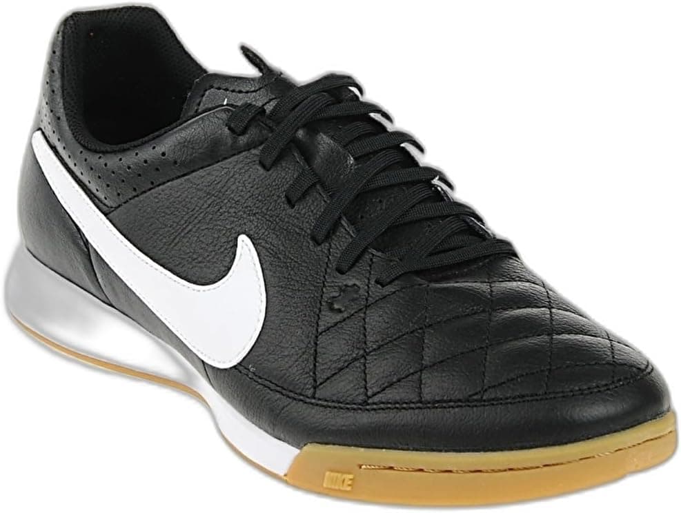 کفش فوتبال مردانه Nike Tiempo Genio چرمی IC مشکی زرد کفش فوتبال مردانه Nike Tiempo Genio چرمی IC مشکی زرد