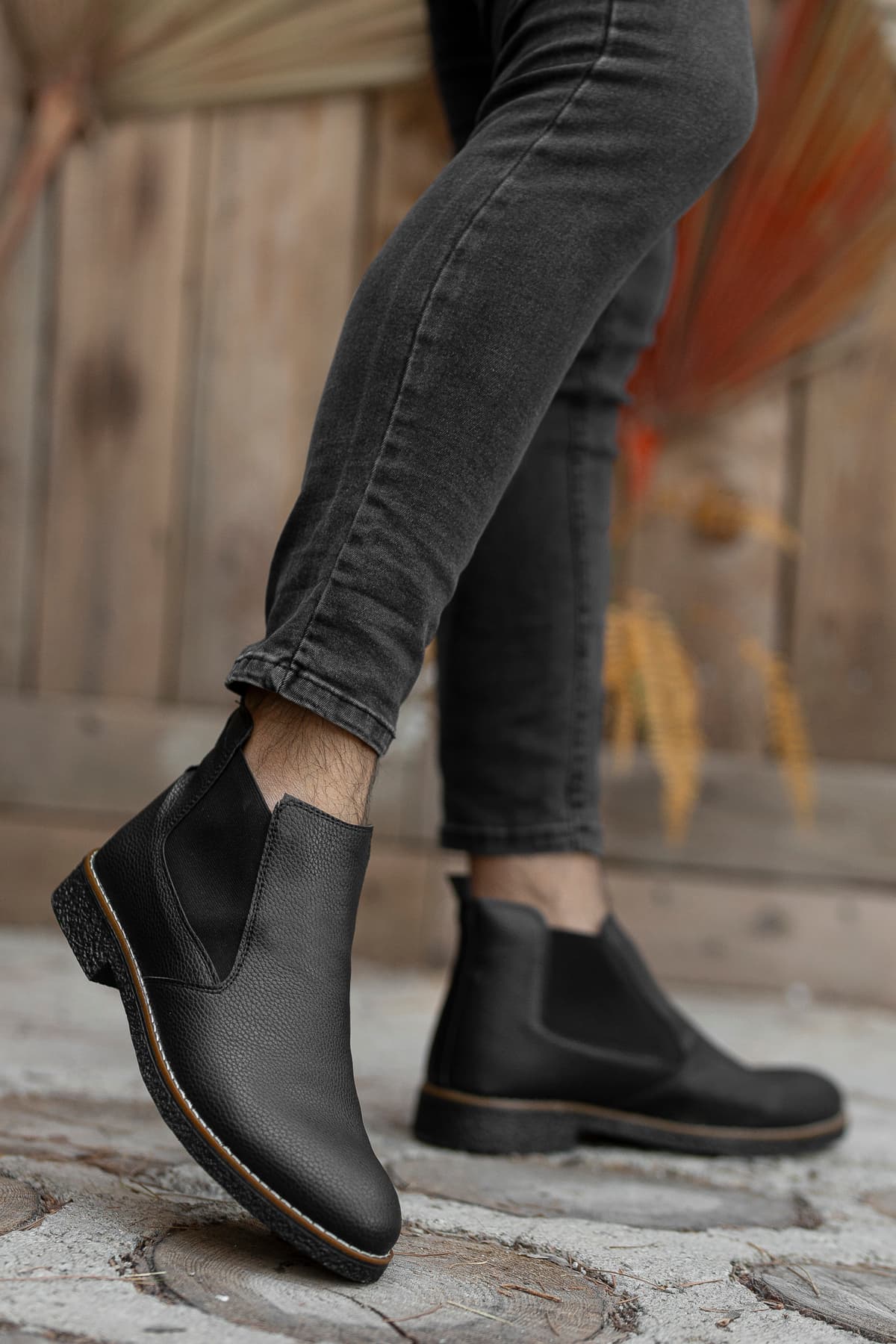 بوت مردانه zege shoes Chelsea زمستانی بوت مردانه zege shoes Chelsea زمستانی