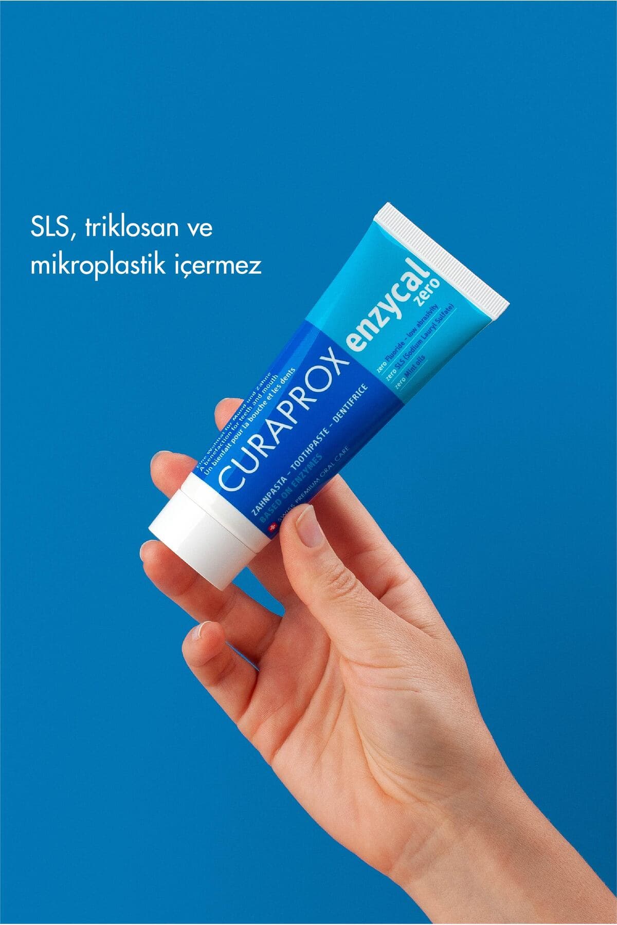 خمیر دندان Curaprox Enzycal Zero بدون فلوراید 75ml خمیر دندان Curaprox Enzycal Zero بدون فلوراید 75ml