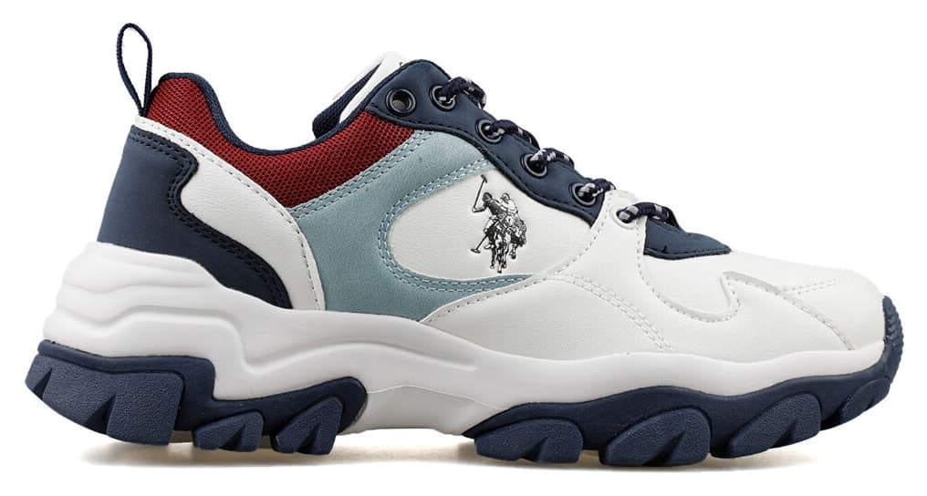 کفش اسنیکر ورزشی زنانه U.S. Polo Assn. سفید-سبز طرح راحتی مدل Tracky کفش اسنیکر ورزشی زنانه U.S. Polo Assn. سفید-سبز طرح راحتی مدل Tracky
