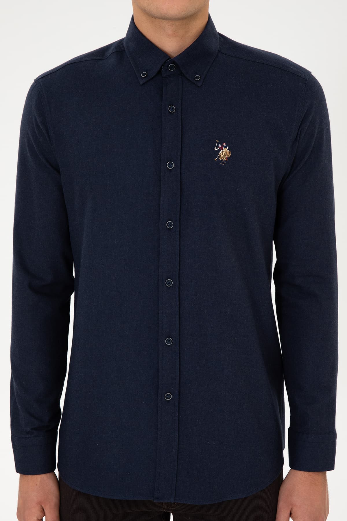 پیراهن مردانه U.S. Polo Assn. آستین بلند سرمهای مدل 50308459-VR033 پیراهن مردانه U.S. Polo Assn. آستین بلند سرمهای مدل 50308459-VR033