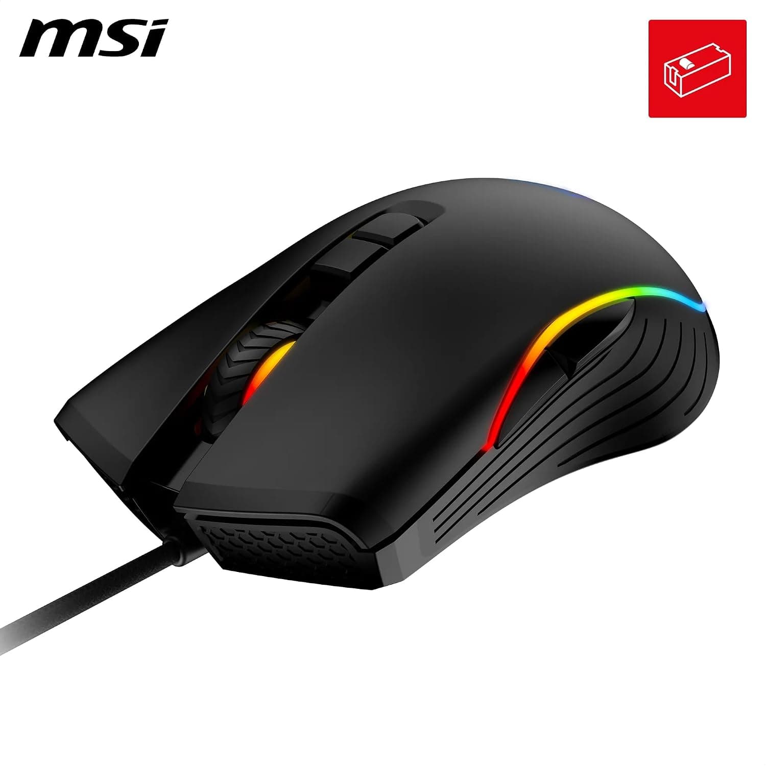 ماوس گیمینگ MSI سیمی مشکی مدل FORGE GM300 ماوس گیمینگ MSI سیمی مشکی مدل FORGE GM300
