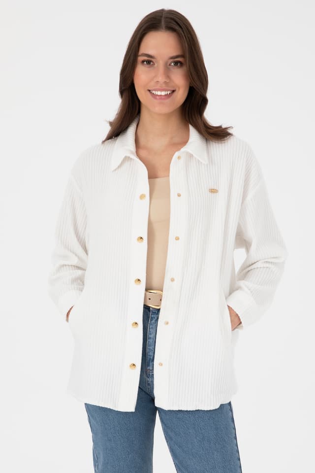 پیراهن بافت زنانه U.S. Polo Assn. کرم مدل 50299009-VR071 پیراهن بافت زنانه U.S. Polo Assn. کرم مدل 50299009-VR071