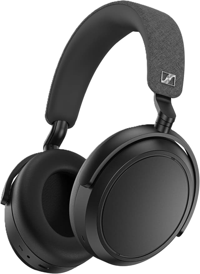 هدفون روگوشی بلوتوثی بیسیم Sennheiser با ANC، مدل Momentum 4 Wireless، تا 60 ساعت پخش، حالت شفافیت، Bluetooth 5.2، مشکی هدفون روگوشی بلوتوثی بیسیم Sennheiser با ANC، مدل Momentum 4 Wireless، تا 60 ساعت پخش، حالت شفافیت، Bluetooth 5.2، مشکی