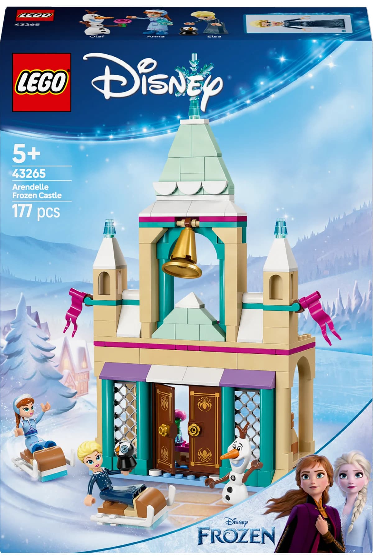 لگو Disney قلعه آرندل مدل 43265 با 177 قطعه لگو Disney قلعه آرندل مدل 43265 با 177 قطعه