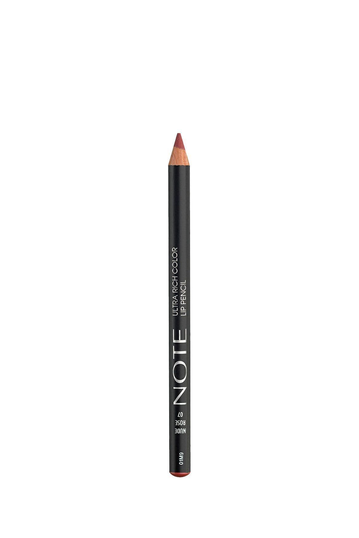 مداد لب Note Cosmetics Ultra Rich Color نود رز شماره 07 مداد لب Note Cosmetics Ultra Rich Color نود رز شماره 07