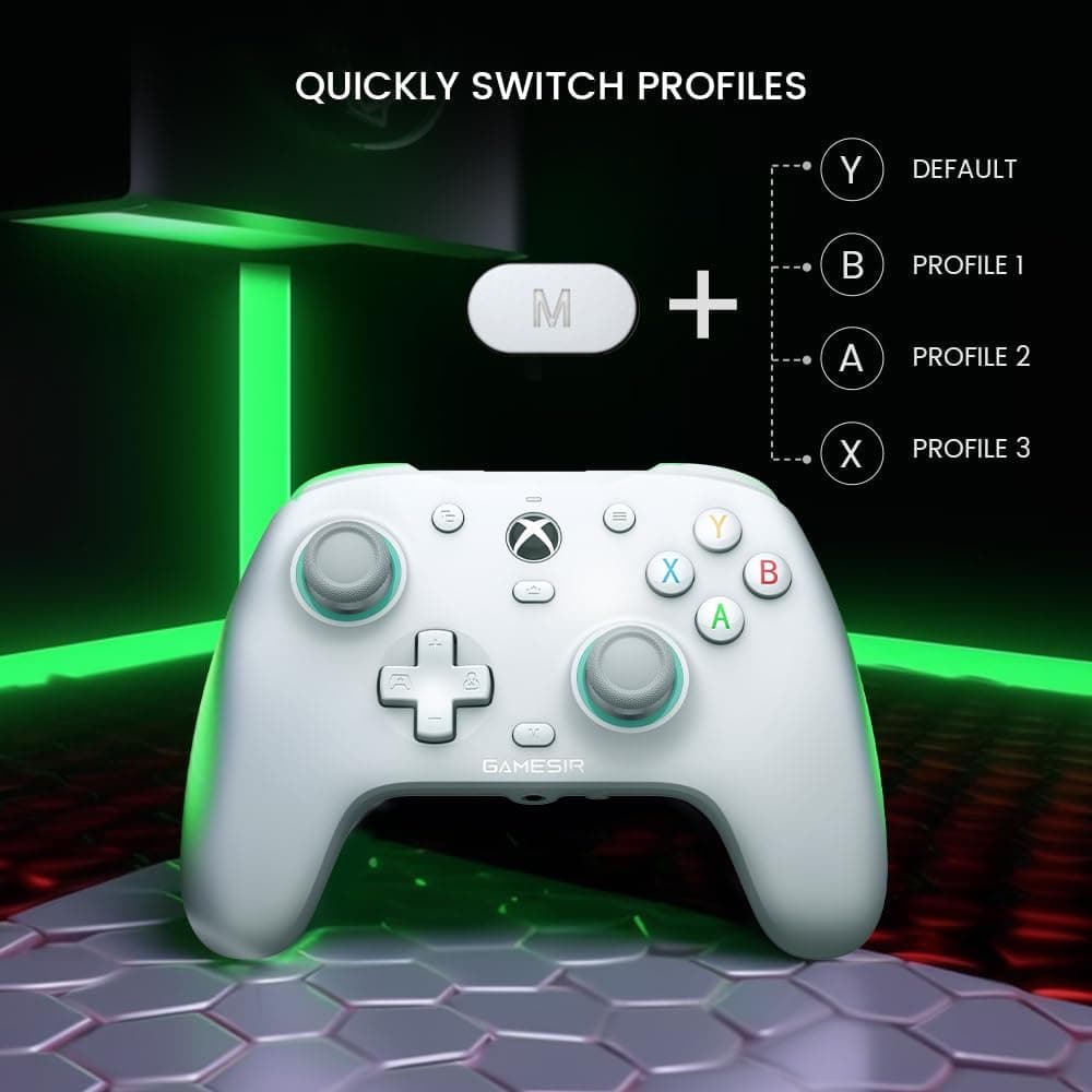 دسته بازی سیمی برای Xbox Series X|S، Xbox One و Windows 10/11 GameSir با جویاستیک و تریگر Hall Effect، جک صوتی 3.5 mm مدل G7 SE دسته بازی سیمی برای Xbox Series X|S، Xbox One و Windows 10/11 GameSir با جویاستیک و تریگر Hall Effect، جک صوتی 3.5 mm مدل G7 SE