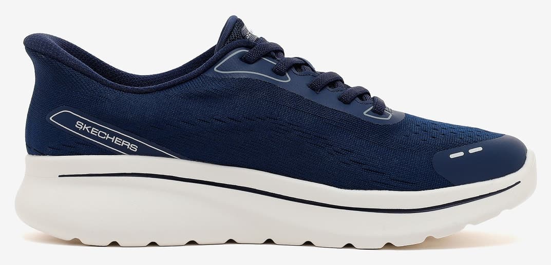 کفش پیادهروی زنانه Skechers GO WALK ARCH FIT N-JOY رنگ سرمهای/سفید مدل 125840TK NVW کفش پیادهروی زنانه Skechers GO WALK ARCH FIT N-JOY رنگ سرمهای/سفید مدل 125840TK NVW