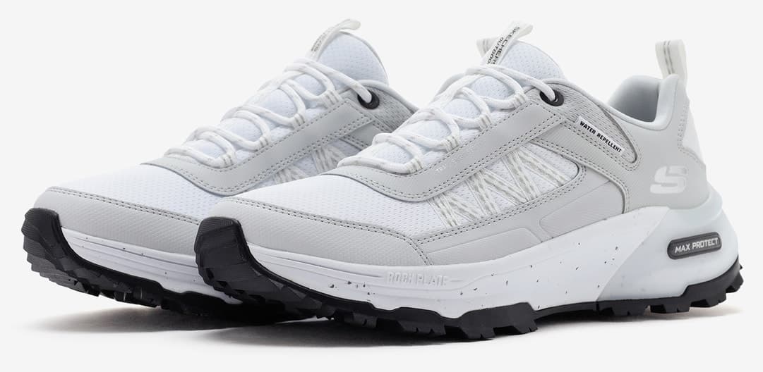 کفش زنانه Skechers Max Protect Legacy سفید فضای باز مدل 180201 WBK کفش زنانه Skechers Max Protect Legacy سفید فضای باز مدل 180201 WBK