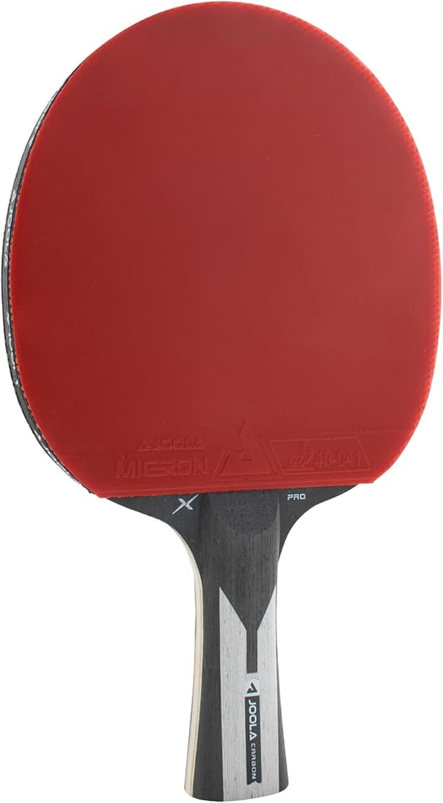 راکت پینگپنگ JOOLA کربن X Pro مورد تأیید ITTF مشکی/خاکستری با اسفنج 2.0 MM راکت پینگپنگ JOOLA کربن X Pro مورد تأیید ITTF مشکی/خاکستری با اسفنج 2.0 MM